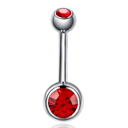 Titanium Crystal Piercing Navel Rings Bar Barbell Piercings Nombril Ombligo Piercings Belly Button Rings